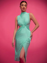 Eilly Bazar Women's Solid Color Sleeveless Pleated Dress For Daily Wear